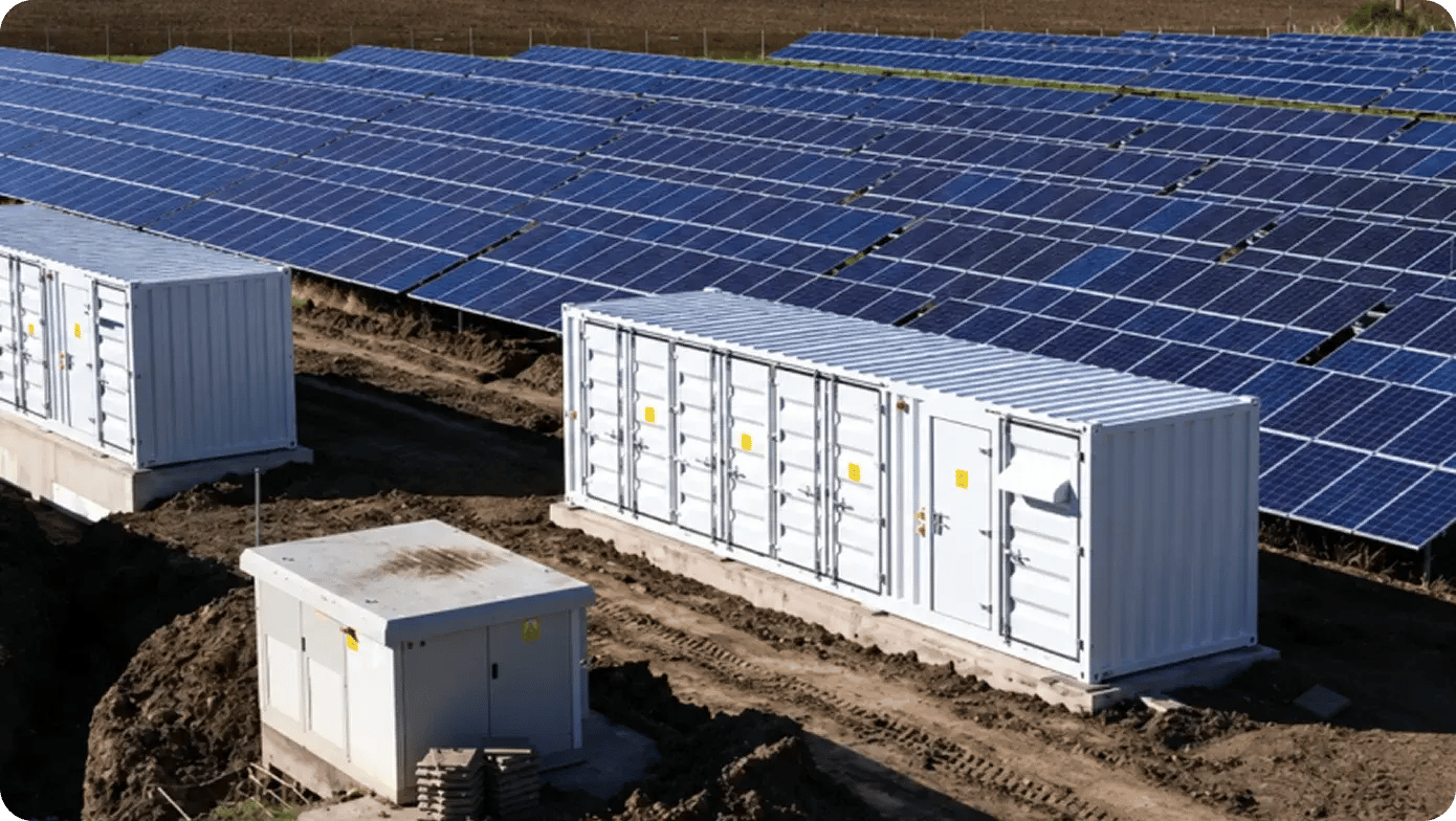 Paneles solares industriales - Almacenamiento BESS